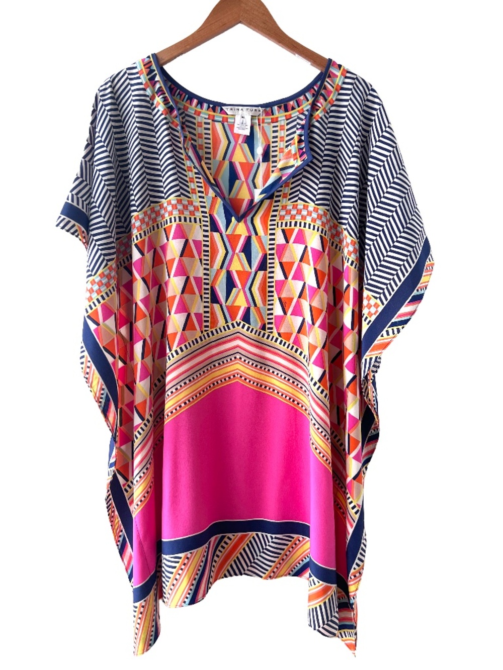 Trina Turk SILK Beach Kimono Cover Up  | Size M\L | NWT